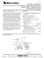 ML2340 datasheet pdf Micro Linear