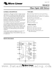 ML4632 datasheet pdf Micro Linear