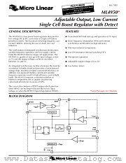 ML4950 datasheet pdf Micro Linear