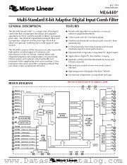 ML6440 datasheet pdf Micro Linear