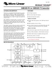 ML4664 datasheet pdf Micro Linear