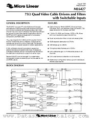 ML6427 datasheet pdf Micro Linear