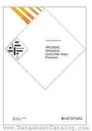 VPC323XD datasheet pdf Micronas