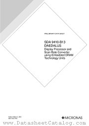 SDA9410-B13 datasheet pdf Micronas