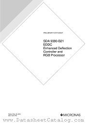 SDA9380-B21 datasheet pdf Micronas