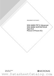 SDA9589X datasheet pdf Micronas