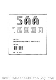 SAA1293A-03 datasheet pdf Micronas