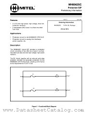MH80625C datasheet pdf Mitel Semiconductor