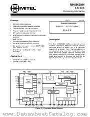 MH88620IN datasheet pdf Mitel Semiconductor