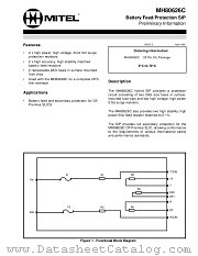 MH80626C datasheet pdf Mitel Semiconductor
