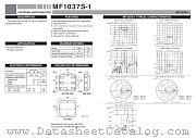 MF1037S-1 datasheet pdf Mitsubishi Electric Corporation
