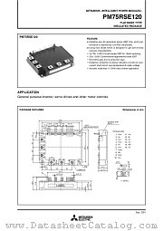 PM75RSE120 datasheet pdf Mitsubishi Electric Corporation