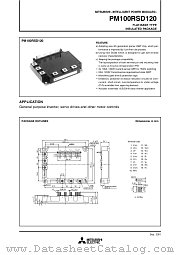 PM100RSD120 datasheet pdf Mitsubishi Electric Corporation