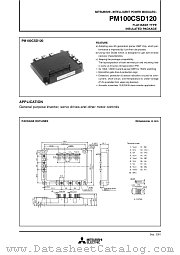 PM100CSD120 datasheet pdf Mitsubishi Electric Corporation