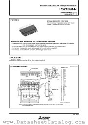 PS21553-N datasheet pdf Mitsubishi Electric Corporation
