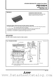 PS21542-N datasheet pdf Mitsubishi Electric Corporation