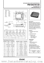PM100CVA120 datasheet pdf Mitsubishi Electric Corporation