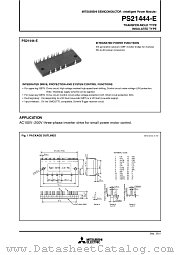 PS21444-E datasheet pdf Mitsubishi Electric Corporation