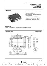 PM50CSE060 datasheet pdf Mitsubishi Electric Corporation