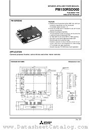 PM150RSD060 datasheet pdf Mitsubishi Electric Corporation