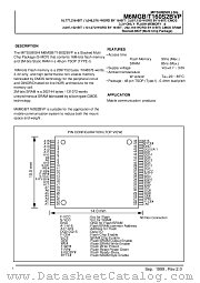 M6MGB160S2BVP datasheet pdf Mitsubishi Electric Corporation