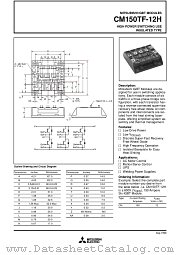 CM150TF-12H datasheet pdf Mitsubishi Electric Corporation