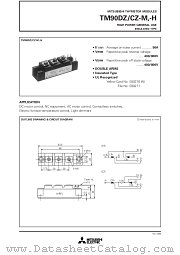 TM90CZ-H datasheet pdf Mitsubishi Electric Corporation