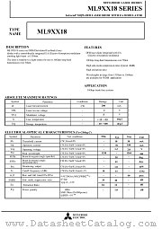 ML9XX18 SERIES datasheet pdf Mitsubishi Electric Corporation