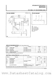 M68762SH datasheet pdf Mitsubishi Electric Corporation