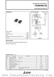 FS50KMJ-03 datasheet pdf Mitsubishi Electric Corporation