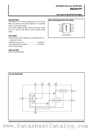 M62261FP datasheet pdf Mitsubishi Electric Corporation