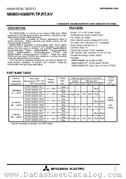 M5M5V408BRT datasheet pdf Mitsubishi Electric Corporation