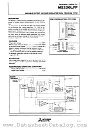 M5230L datasheet pdf Mitsubishi Electric Corporation