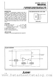 M5293L datasheet pdf Mitsubishi Electric Corporation
