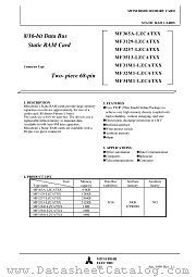 MF32M1-LZCATXX datasheet pdf Mitsubishi Electric Corporation