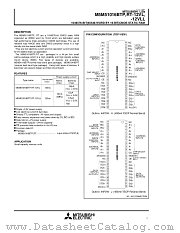 M5M51016BRT-12VL datasheet pdf Mitsubishi Electric Corporation