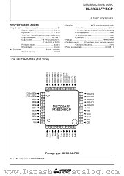 M35500AFP datasheet pdf Mitsubishi Electric Corporation