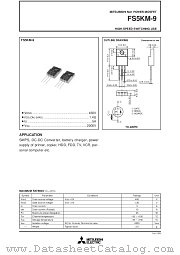 FS5KM-9 datasheet pdf Mitsubishi Electric Corporation