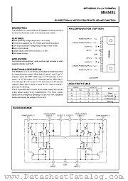 M54543L datasheet pdf Mitsubishi Electric Corporation