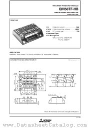 QM50TF-HB datasheet pdf Mitsubishi Electric Corporation