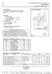MGF2445A datasheet pdf Mitsubishi Electric Corporation