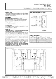 M54544L datasheet pdf Mitsubishi Electric Corporation
