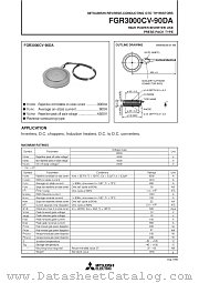FGR3000CV-90DA datasheet pdf Mitsubishi Electric Corporation