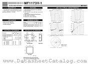 MF1173V-1 datasheet pdf Mitsubishi Electric Corporation