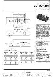 CM150DY-24H datasheet pdf Mitsubishi Electric Corporation