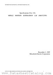 M65727FP datasheet pdf Mitsubishi Electric Corporation