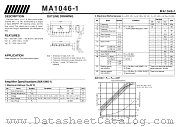 MA1046-1 datasheet pdf Mitsubishi Electric Corporation