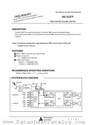 M61503FP datasheet pdf Mitsubishi Electric Corporation