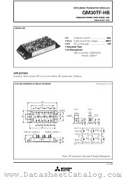 QM30TF-HB datasheet pdf Mitsubishi Electric Corporation