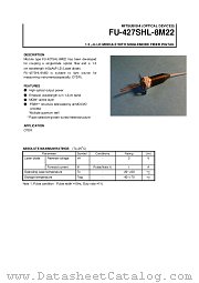 FU-427SHL-8M22 datasheet pdf Mitsubishi Electric Corporation
